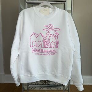 EXCLUSIVE MADHAPPY crewneck -NWT - XS
